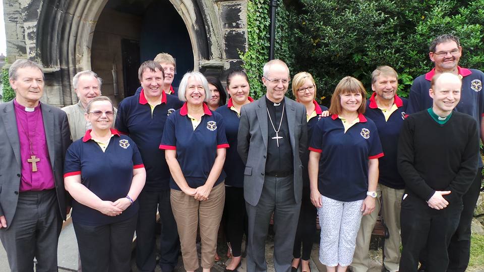 Archbishop and ringers 2